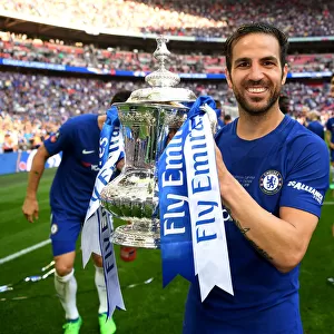 Cesc Fabregas and Chelsea Lift the FA Cup: Manchester United Defeated in 2018 Final
