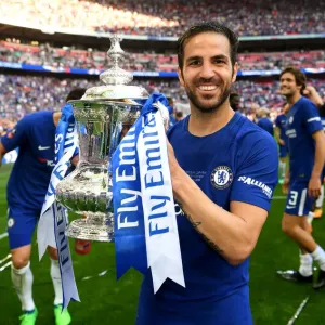 Cesc Fabregas et le Chelsea remportent la Coupe d'Angleterre : Manchester United défaits en finale de 2018 Cesc Fabregas et le Chelsea remportent la Coupe d'Angleterre : Manchester United défaits en finale de 2018