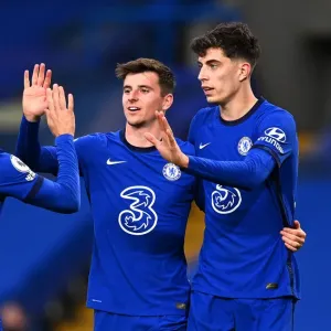 Chelsea Celebrate: Havertz Scores Third in Southampton Victory Print Chelsea Celebrate: Havertz Scores Third in Southampton Victory Print