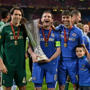 Chelsea Champions Print: UEFA Europa League Victory