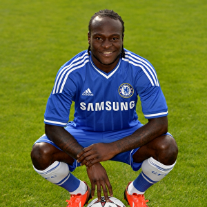 Chelsea FC 2013-2014 Squad: Victor Moses at Cobham Training Ground