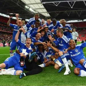 Chelsea FC Celebrates FA Cup Victory Print Chelsea FC Celebrates FA Cup Victory Print