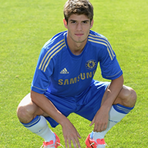Chelsea FC: Lucas Piazon at Team Photocall, Cobham Training Ground (August 2012)