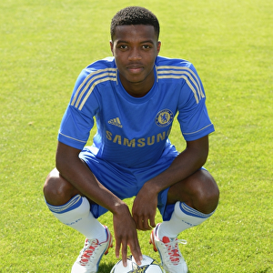 Chelsea FC: Nathaniel Chalobah at Cobham Training Ground Photocall (August 2012)