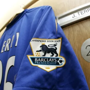 Chelsea FC Print: John Terry's Stadium Locker Amidst Passionate Fans Chelsea FC Print: John Terry's Stadium Locker Amidst Passionate Fans