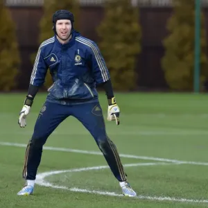 Le Chelsea FC : la formation de Petr Čech au stade de Cobham - Préparation pour le combat en championnat premier Le Chelsea FC : la formation de Petr Čech au stade de Cobham - Préparation pour le combat en championnat premier