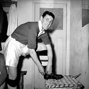 Chelsea FC: Stan Willemse Prepares for Hayes Friendly Match (1950's)