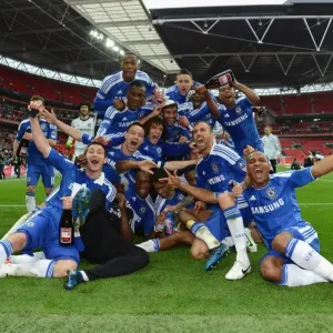 Chelsea FC Triumphs over Liverpool in FA Cup Final Print Chelsea FC Triumphs over Liverpool in FA Cup Final Print