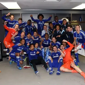 Chelsea FC Print: Wembley Stadium Celebration