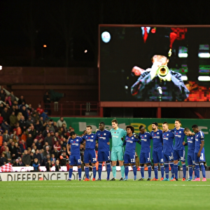 Chelsea Football Club Honors Fallen Armed Forces: A Minute's Silence before Stoke City Match (November 2015)