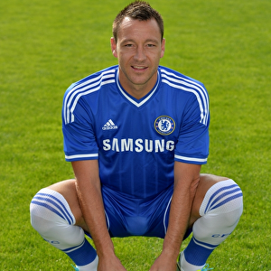 Chelsea Football Club: John Terry and 2013-2014 Squad at Cobham Training Ground