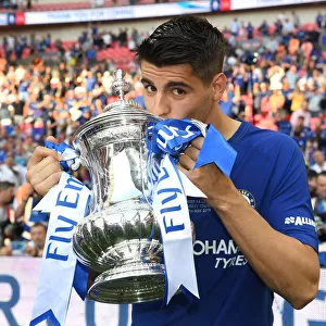 Chelsea Lifts FA Cup: Morata's Kiss Seals Victory Over Manchester United