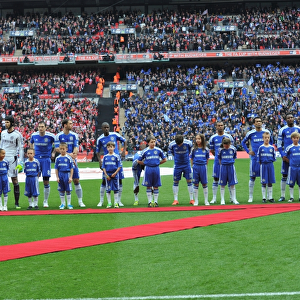 Chelsea Mascots at the 2012 FA Cup Final against Liverpool