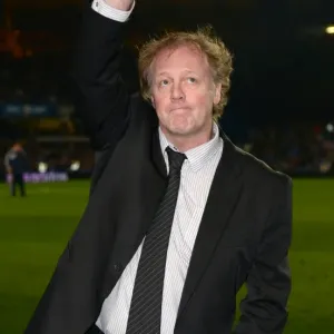 Print of Kerry Dixon's Half-Time Appearance at Stamford Bridge