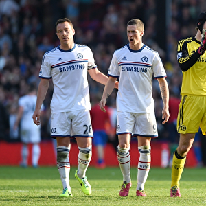 Chelsea Triumph: Terry, Torres, and Cech Celebrate Victory at Selhurst Park (BPL Match Day 31)
