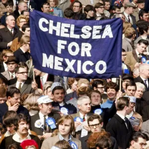 Chelsea vs Leeds United: The FA Cup Final - A Battle of Blues and Whites: Chelsea Fans Humorous Banner Chelsea vs Leeds United: The FA Cup Final - A Battle of Blues and Whites: Chelsea Fans Humorous Banner