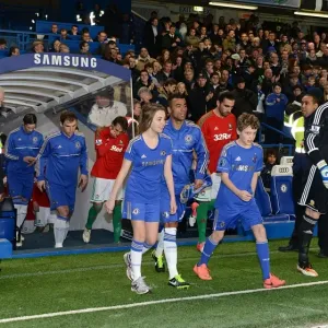 Chelsea vs Swansea City Print: Stamford Bridge Semi-Final Match