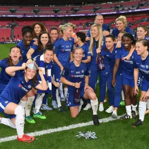 Chelsea Women Triumph in FA Cup Final Print Chelsea Women Triumph in FA Cup Final Print