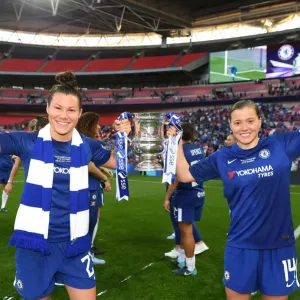 Chelsea Women's FA Cup Victory Print Chelsea Women's FA Cup Victory Print