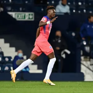 Chelsea's Tammy Abraham and Callum Hudson-Odoi Print Chelsea's Tammy Abraham and Callum Hudson-Odoi Print
