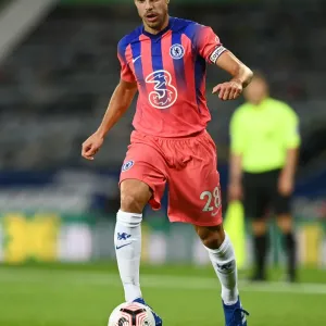 Cesar Azpilicueta in Action Print Cesar Azpilicueta in Action Print