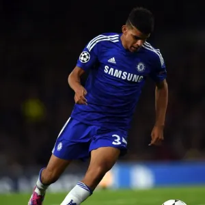 Chelsea's Dominic Solanke Print in Action against NK Maribor
