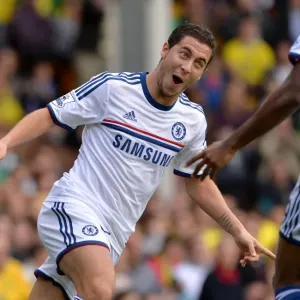 Chelsea FC Print - Eden Hazard Scores Brace Chelsea FC Print - Eden Hazard Scores Brace