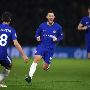 Chelsea's Eden Hazard Scores First Goal Print Chelsea's Eden Hazard Scores First Goal Print