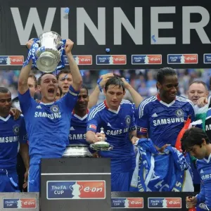 Chelsea FA Cup Victory Print: John Terry at Wembley Stadium Chelsea FA Cup Victory Print: John Terry at Wembley Stadium