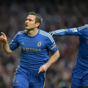Chelsea's Frank Lampard Print: Celebrating the Opening Goal Chelsea's Frank Lampard Print: Celebrating the Opening Goal