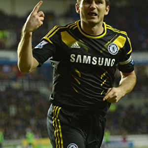 Chelsea's Frank Lampard: Double Delight - Celebrating Goal Number Two Against Reading (30th January 2013)