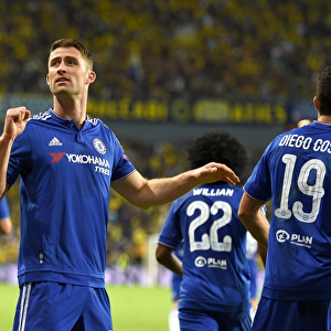 Chelsea's Gary Cahill Scores First Goal in Maccabi Tel Aviv vs Chelsea - UEFA Champions League (November 2015)