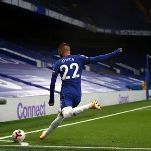 Chelsea's Hakim Ziyech in Print, a 2020 Premier League Action Photo Chelsea's Hakim Ziyech in Print, a 2020 Premier League Action Photo