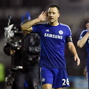Chelsea's John Terry and Andre Schurrle: Three-Goal Celebration against Derby County in Capital One Cup Quarterfinals (December 16, 2014)