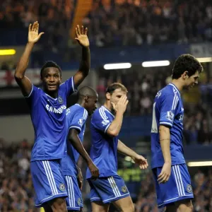 Jon Obi Mikel de Chelsea Anota Segundo Gol Contra Fulham Un Momento Eufórico en el Estadio de Stamford (21 de septiembre del 2013)