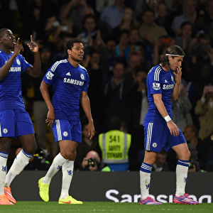 Chelsea's Kurt Zouma Nets First Goal: Capital One Cup Victory Over Bolton Wanderers (September 24, 2014)