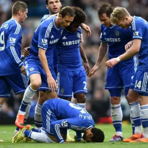 Chelsea's Mohamed Salah Print, 5th April 2014