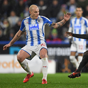 Chelsea's N'Golo Kante Dodges Huddersfield's Aaron Mooy: Premier League Showdown