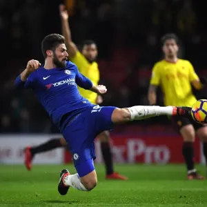 Chelsea's Olivier Giroud in Print Chelsea's Olivier Giroud in Print