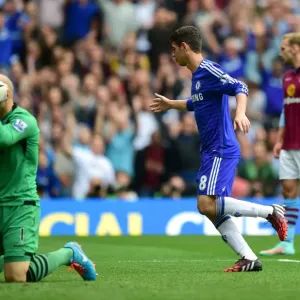 Chelsea's Oscar Print (Stamford Bridge, 2014)