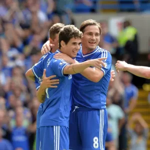 Chelsea's Oscar and Frank Lampard Print (18th August 2013)