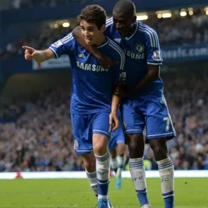 El Óscar de Chelsea y el Ramíres se unen en la victoria - Celebración del primer gol (21 de septiembre de 2013)