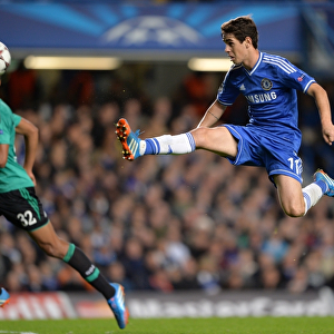 Chelsea's Oscar Thrills in UEFA Champions League: Chelsea vs. Schalke 04 (Nov. 6, 2013) - Stamford Bridge