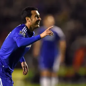 Print of Pedro's Four-Goal Performance in Chelsea vs Walsall Print of Pedro's Four-Goal Performance in Chelsea vs Walsall