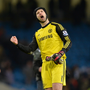 Chelsea's Petr Cech: Triumphant Goalkeeper in Manchester City vs. Chelsea (3rd February 2014)