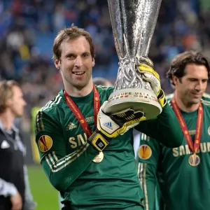 Chelsea's Petr Cech Europa League Print