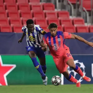 Chelsea's Reece James Shines in Quiet UEFA Champions League Quarterfinal Against FC Porto at Empty Estadio Ramon Sanchez Pizjuan (April 2021) Chelsea's Reece James Shines in Quiet UEFA Champions League Quarterfinal Against FC Porto at Empty Estadio Ramon Sanchez Pizjuan (April 2021)