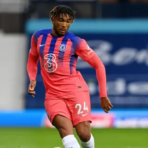 Print of Reece James Sprinting Past West Bromwich Albion Print of Reece James Sprinting Past West Bromwich Albion