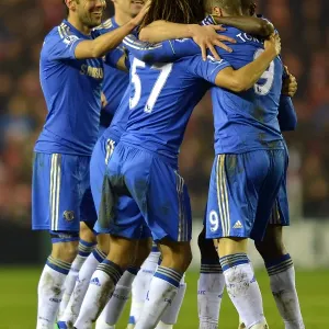 El primer gol emocionante de Chelsea contra Middlesbrough en la quinta ronda del FA Cup en el estadio Riverside