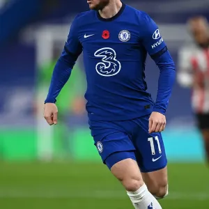Chelsea's Timo Werner in Action Print Chelsea's Timo Werner in Action Print